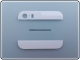 Vetrino superiore e inferiore iPhone 5S Bianco OEM Parts
