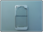 Cover iPhone 4 Cover Posteriore Bianca Trasparente