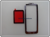 Cover Nokia E90 Anteriore Nera ORIGINALE