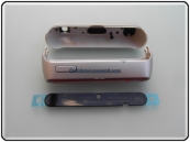 Cover Nokia N8 Cover Top + Bottom Silver White ORIGINALE