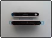 Cover Nokia N8 Cover Top + Bottom Silver White ORIGINALE