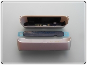 Cover Nokia N8 Cover Top + Bottom Silver White ORIGINALE