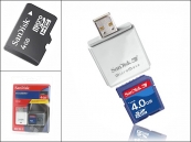 Sandisk Micro-SDHC 4Gb ORIGINALE