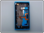 Cover Nokia Lumia 900 Ciano ORIGINALE