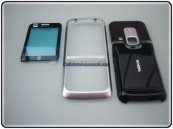 Cover Nokia 6120 Classic Cover Nera (Logo 3) ORIGINALE