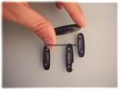 Gommini Nokia 3220 Gel Grip Neri ORIGINALI
