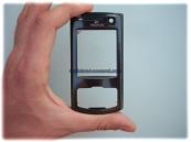 Cover Nokia N80 Anteriore Nera ORIGINALE