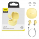 Baseus auricolare bluetooth encok WM01 TWS yellow