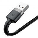 Baseus cavo dati Lightning 2.4A 1mt cafule grey black