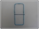 Cover Nokia 7210 Supernova Side Trim Blu ORIGINALE