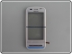 Touchscreen Nokia C6-00 Cover Touch Bianca ORIGINALE