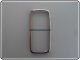 Cover Nokia 5230 Anteriore Cromata ORIGINALE