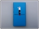 Cover Nokia Lumia 900 Ciano ORIGINALE