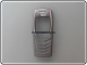 Cover Nokia 6100 Anteriore Blu ORIGINALE