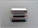 Cover Nokia N8 Cover Top + Bottom Silver White ORIGINALE