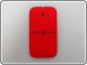 Cover Nokia Lumia 510 Cover Rossa ORIGINALE
