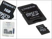 Kingston Micro-SD Doppio Adattatore 1Gb ORIGINALE