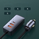 Baseus caricabatteria da auto 120W (3x USB+ USB-C) Share