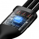 Baseus cavo dati 3in1 Type C, Lightning, micro USB 100W 1.2mt