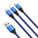 Baseus cavo dati 3in1 Type C, Lightning, micro USB 3A 1.2mt