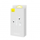 Baseus auricolare Type-C C17 encok In-Ear wired white
