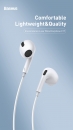 Baseus auricolare Type-C C17 encok In-Ear wired white