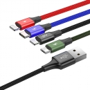 Baseus cavo dati 4in1 Micro USB, Type-C, 2x Lightning 1.2mt